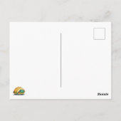 Muschel Ja! Es ist Taco Time! Taco Turtle Postkarte (Rückseite)