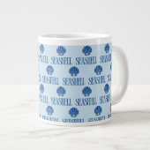 Muschel Jumbo-Tasse (Vorderseite Rechts)