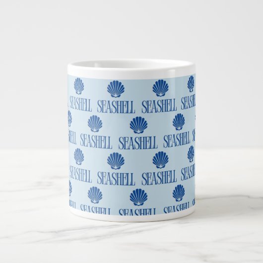 Muschel Jumbo-Tasse (Vorderseite)