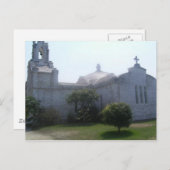 Muschel Kapelle La Toja Spanien Postkarte (Vorne/Hinten)