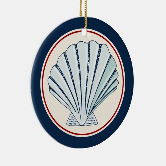 Muschel Keramikornament (Rechts)