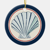 Muschel Keramikornament (Vorne)