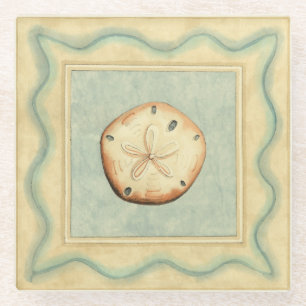 Muschel-Kollektor Glasuntersetzer