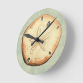 Muschel-Kollektor Runde Wanduhr (Winkel)