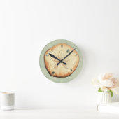 Muschel-Kollektor Runde Wanduhr (Zuhause)