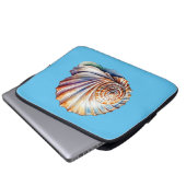 Muschel Laptop Sleeve (Vorne Knopf)