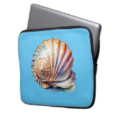 Muschel Laptop Sleeve (Vorderseite Links)