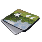 Muschel Laptop Sleeve (Vorne Knopf)