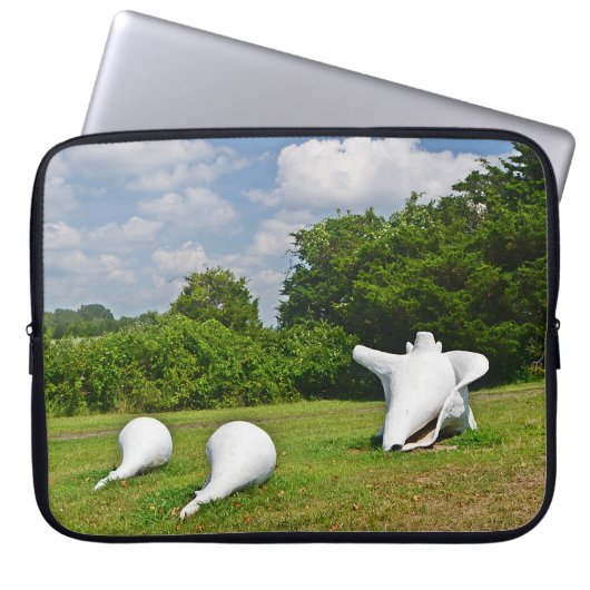 Muschel Laptop Sleeve (Vorderseite)