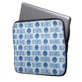 Muschel Laptopschutzhülle (Vorderseite Links)