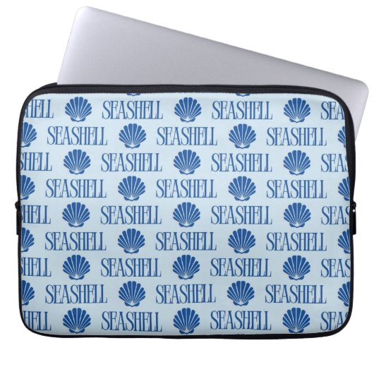 Muschel Laptopschutzhülle (Vorderseite)