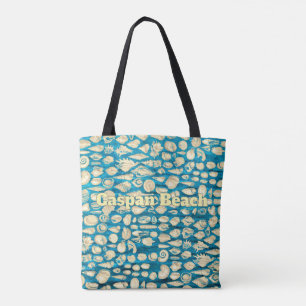 Muschel- Meer der Muscheln -Blau Tasche