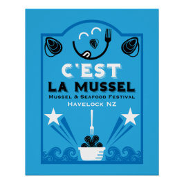 Muschel- & Meeresfrüchte-Festival Poster