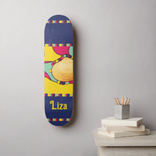 Muschel moderner abstrakter Designstrand Skateboard