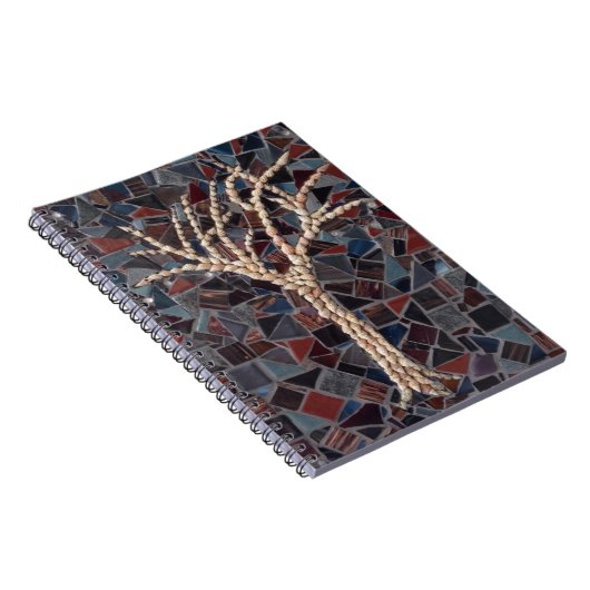 Muschel Mosaik Tree Notizblock (Rechte Seite)