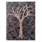 Muschel Mosaik Tree Notizblock (Vorderseite)