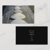 Muschel-Muschel-Geschäftskarten Visitenkarte (Vorne/Hinten)