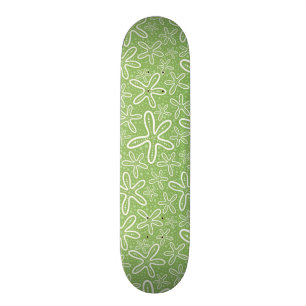 Muschel-Muster auf gepunktetem Hintergrund Skateboard