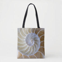 Muschel | Nautilus | Goldene Spirale Tasche