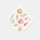Muschel Neapel Serviette (Ecke)