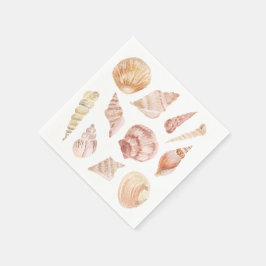 Muschel Neapel Serviette (Ecke)