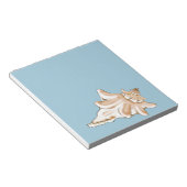 Muschel-Notepad anschließen Notizblock (angewinkelt)