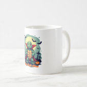 Muschel-o-Ween Turtle Kaffeetasse (VorderseiteRechts)