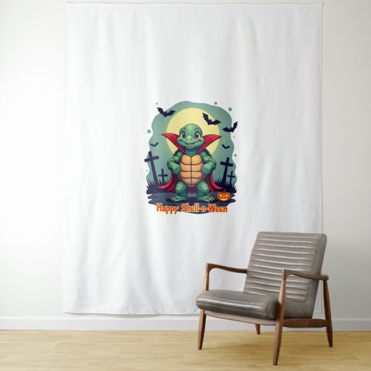 Muschel-o-Ween Turtle Wandteppich (Beispiel)