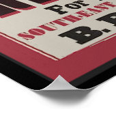 Muschel Oyster Restaurant Poster (Ecke)