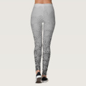 Muschel pattern.04.w Grey BG Leggings (Rückseite)