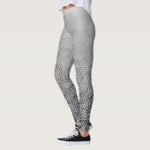 Muschel pattern.04.w Grey BG Leggings (Links)