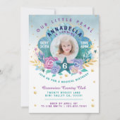 Muschel Peal under Sea Foto Einladung (Vorderseite)