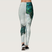 Muschel Perl und Silber 1 Leggings (Rückseite)