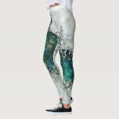 Muschel Perl und Silber 1 Leggings (Links)
