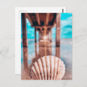 Muschel Postkarte (Vorne/Hinten)