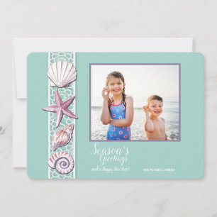 Muschel-Postkarte Einladung