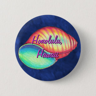 Muschel Rainbow Button