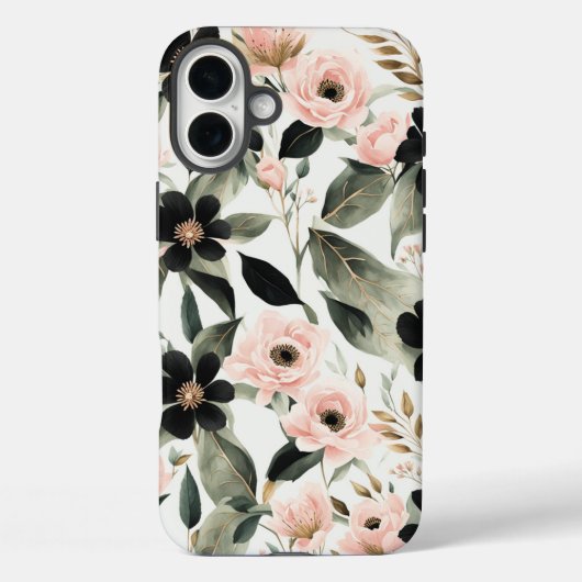 Muschel Rosa Blume Case-Mate iPhone Hülle (Rückseite)