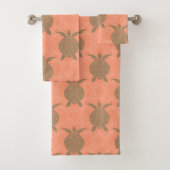 Muschel Rosa Meer Schildkröte Badehandtuch Set (Insitu)