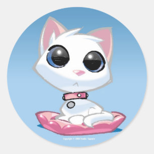 Muschel Runder Aufkleber