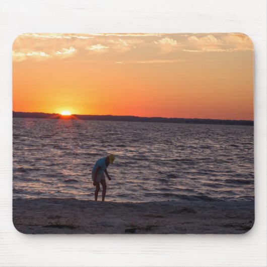 Muschel-Sammeln Mousepad (Vorne)