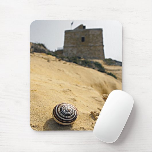 Muschel, Sand und Tower Mousepad (Mit Mouse)