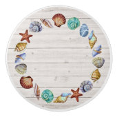 Muschel-Schaltknöpfe dunkle Version Keramikknauf (Vorderseite)