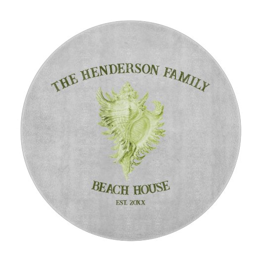 Muschel Schneidebrett (Vorderseite)