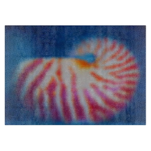 Muschel Schneidebrett (Vorderseite)