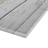 Muschel-Schneidebrett für grüne Vintage Scallop Schneidebrett (Ecke)