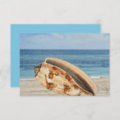 Muschel Sea Beach Meilenstein Geburtstagskarte Dankeskarte (Vorne/Hinten)