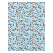 Muschel Seehecht Tischdecke (Vorderseite)