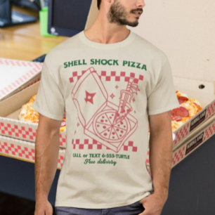 Muschel Shock Pizza T-Shirt
