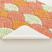 Muschel Spektakel: Abstrakte Meeresmuster Sherpadecke (3/4)